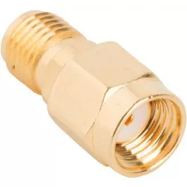 Conectica - Adaptor SMA mama - RP-SMA mama reverse drept 50 Ohm teflon aurit AMPHENOL 132171RP-10