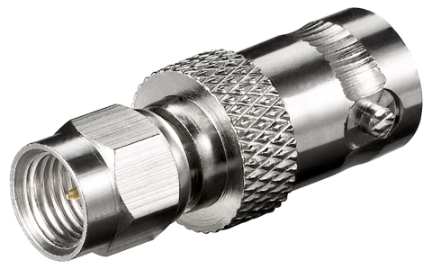 Adaptoare BNC - Adaptor SMA tata - BNC mama pini auriti pentru cablu RG 174/U Goobay 11856 – IoElectronice.ro