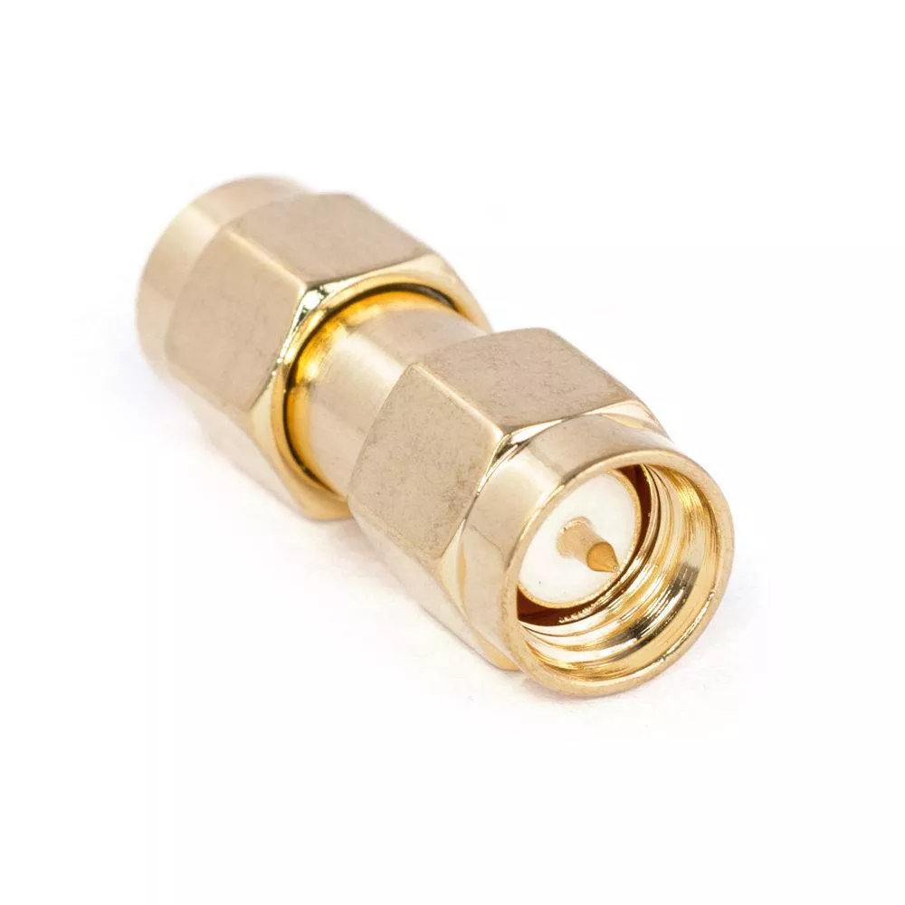 Conectica - Adaptor SMA tata din ambele părți drept placat cu aur