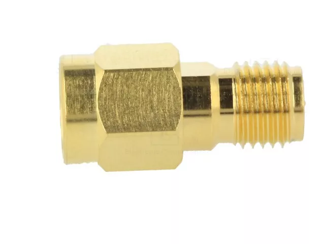 Adaptor SMA tata - RP-SMA tata reverse 50ohm aurit Amphenol 132171RP, placat cu aur, 24 luni garanție. [3]