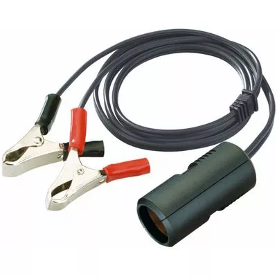 Accesorii Auto - Adaptor soclu brichetă auto x1 și clești alimentare 8A, 12-24V, cablu 1m, PRO CAR