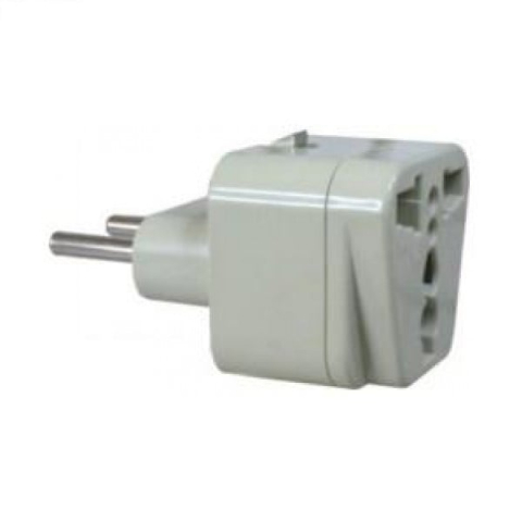 Adaptoare-convertoare - Adaptor Stecher UK/USA la Priza Romana Universal Alb 250V