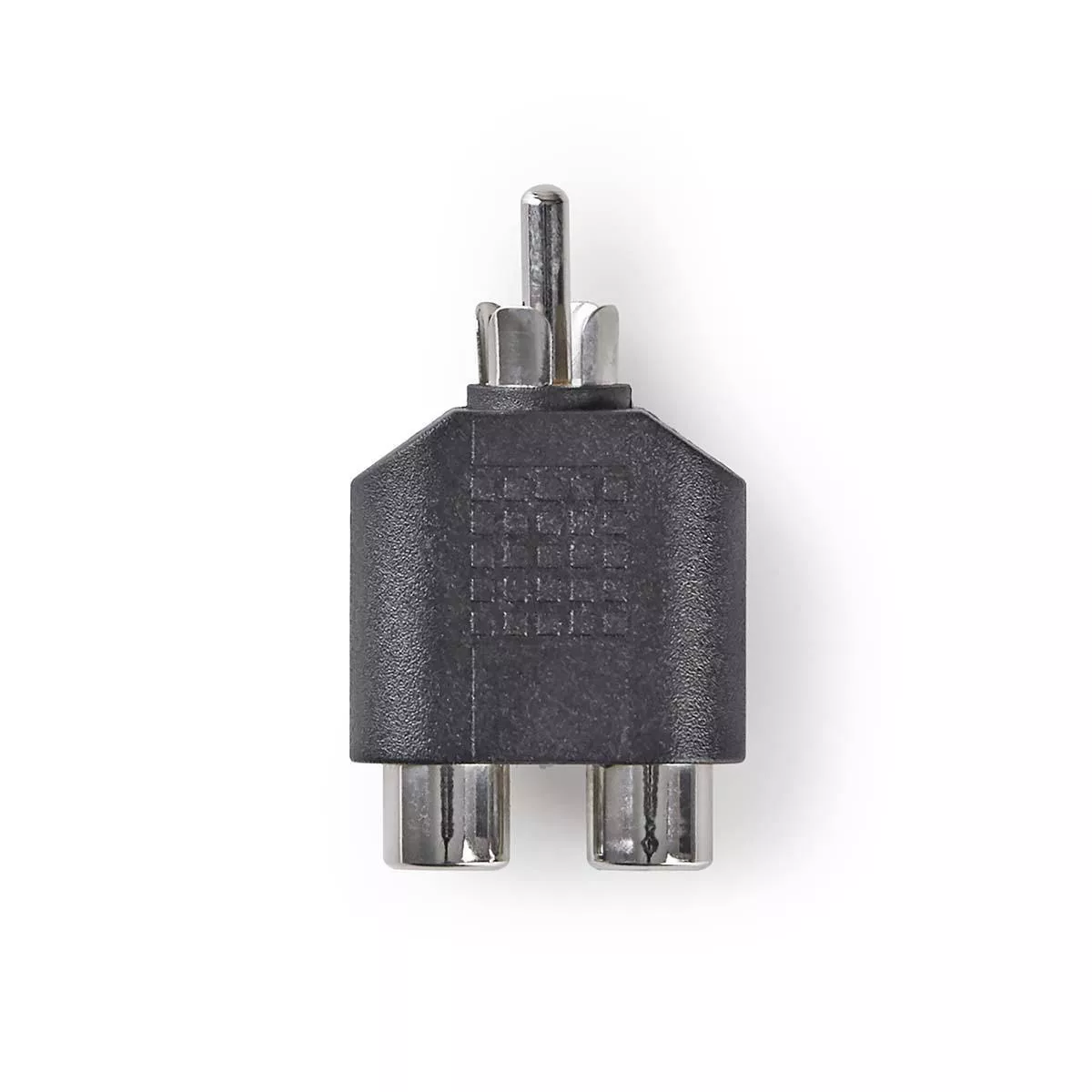 Adaptoare RCA - Adaptor Subwoofer RCA Tata - 2x RCA Mama, Negru, Nedis, Conexiune Mono, Calitate Superioară