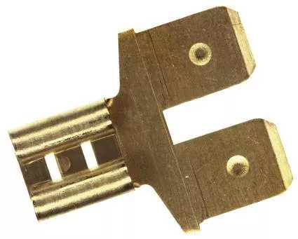 Adaptor terminal plat 6.3mm 0.8mm 1x mama 2x tata fara alama TE Connectivity 61765-1 - IoElectronice.ro [1]