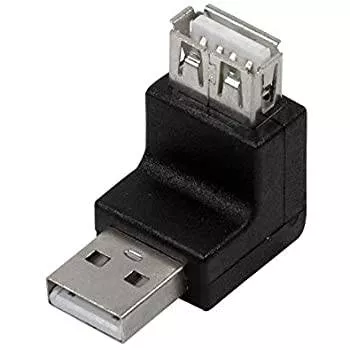 Adaptoare USB - Adaptor USB 2.0 A mufa tata - USB A soclu mama în unghi LOGILINK – IoElectronice.ro