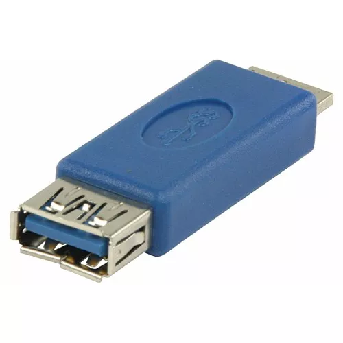 Adaptor USB 3.0 Micro USB B tata - USB A mama Valueline, culoare albastră, conectivitate rapidă. [1]