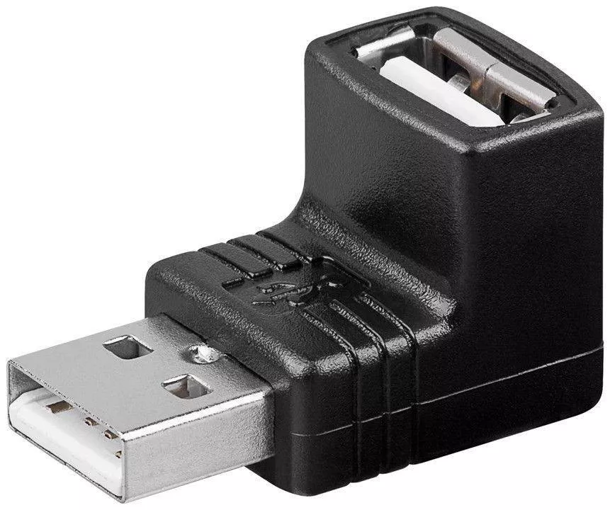 Adaptoare USB - Adaptor USB A tata - A mama 90 grade Goobay – IoElectronice.ro