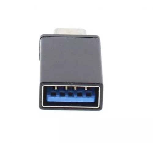 Adaptor USB 3.0 mama - USB Type C tata OTG Well, conector USB Type C, standard OTG, compatibilitate extinsă. [2]