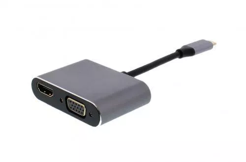 Adaptoare HDMI - Adaptor USB Type C 3.1 - HDMI 4K 30Hz și VGA 1080p 60Hz Well – IoElectronice.ro
