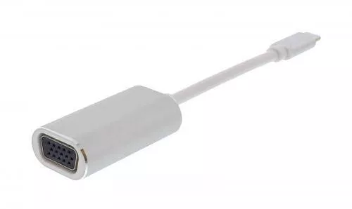 Adaptoare VGA - Adaptor USB-C la VGA 1920x1080 1080p 60Hz Well – Compatibil MacBook, Chromebook, Smartphone, Plug & Play