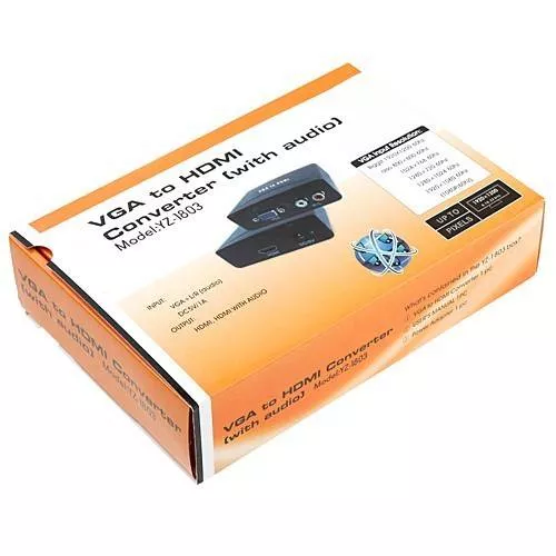 Adaptor VGA la HDMI 1920x1200 cu audio OEM, conector VGA mama la HDMI mama, cablu 24AWG, 24 luni garanție. [2]