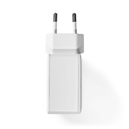 Alimentator NEDIS 220V, 24W, 2x2.4A, 2x1A, 4xUSB, alb, Euro CEE 7/16, tensiune 230V AC, ieșire 5V USB. [4]