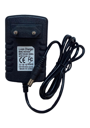 Electrice - Alimentator încărcător Li-Ion 12.6V 2A cu mufă 5.5/2.5mm, model 522, brand OEM, lungime cablu 1.5m.