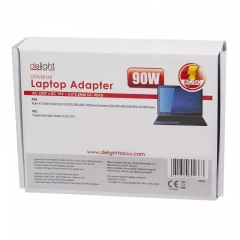 Alimentator laptop universal 19V 4.72A 5.5x1.7mm OEM, 90W, 100-240V AC, compatibil Acer [1]