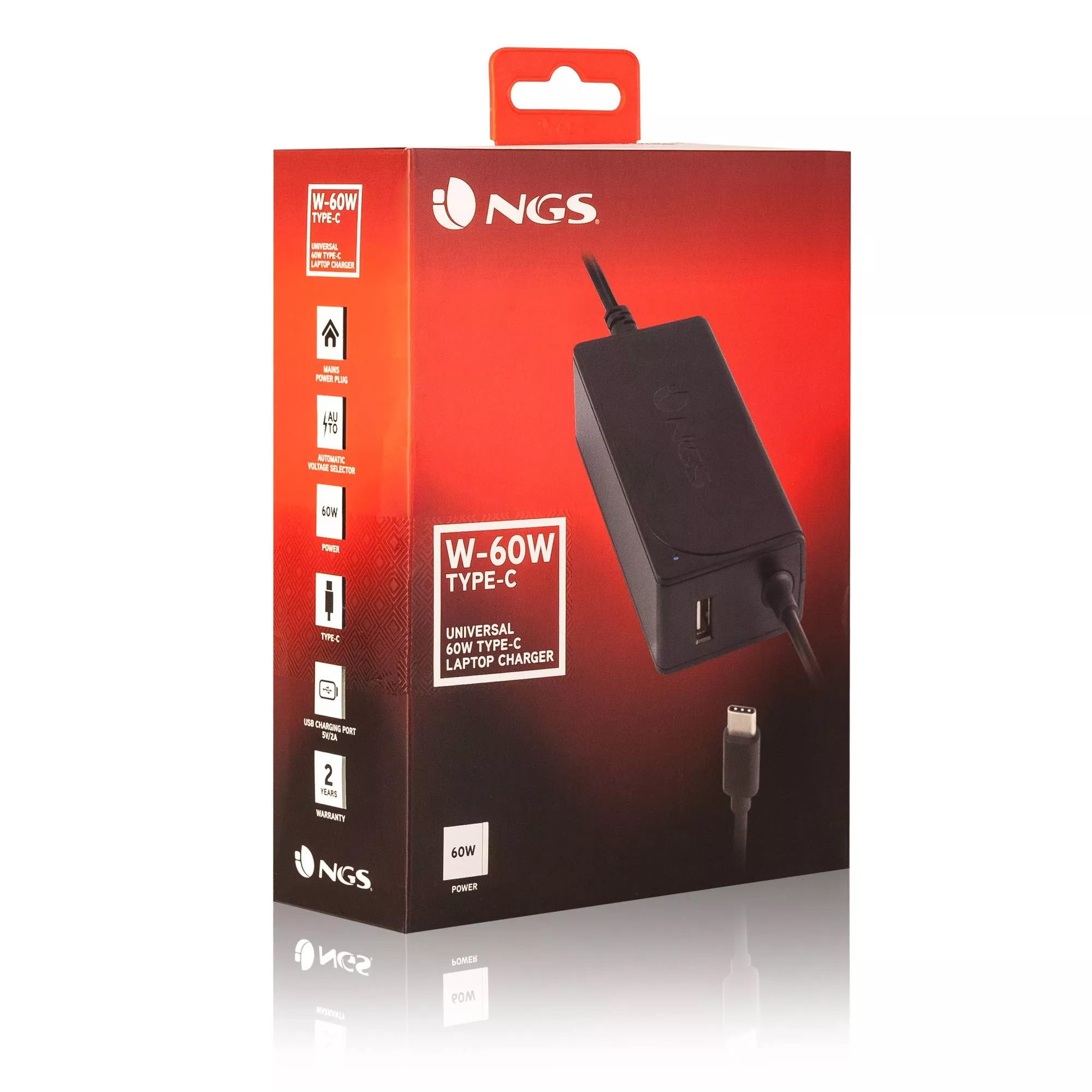 Alimentator notebook USB Type C 60W NGS W-60W 5V 12V 20V 24 luni garanție persoane fizice [1]