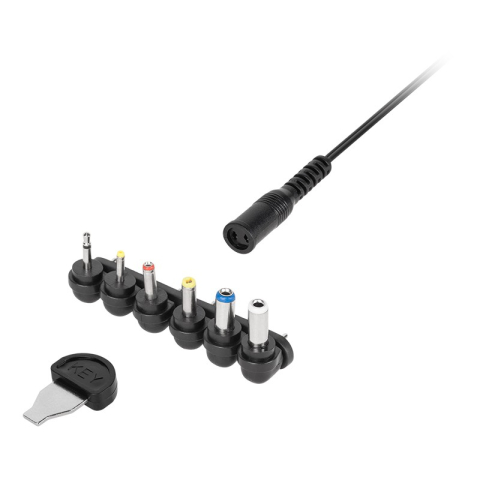 Alimentator stabilizat 2A 24W 12V Kemot cu 6 conectori URZ1183, negru, pentru diverse aplicații electronice [3]
