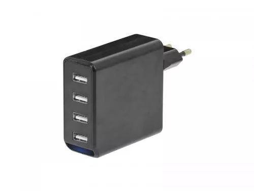 Telefoane-tablete - Alimentator USB 230V TA 480 cu 4 ieșiri, 4.8A, portabil și sigur pentru smartphone-uri și dispozitive digitale