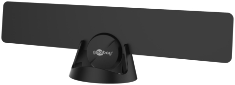 Antena interior Full HD 16dBi filtru GSM/LTE Goobay 67183 neagră, optimizată pentru recepție digitală. [4]