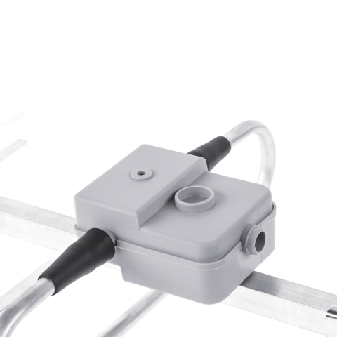 Antena direcțională tip Yagi 19 DVB-T + analogice 21-60 474-862MHz 16dB polarizare orizontală/verticală – IoElectronice.ro [1]