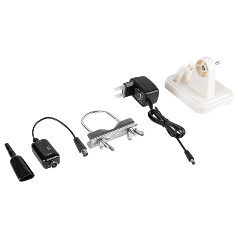 Antena DVB-T ISDB-T DMB-T/H omnidirecțională Cabletech ANT0559 albă 30dB 1.5m pentru recepție semnal TV [2]