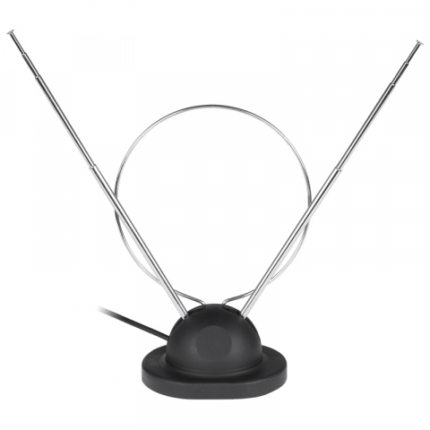 Antene TV - Antena TV de cameră, cablu coaxial 75 Ohm, lungime 1m – Recepție clară și stabilă în orice cameră