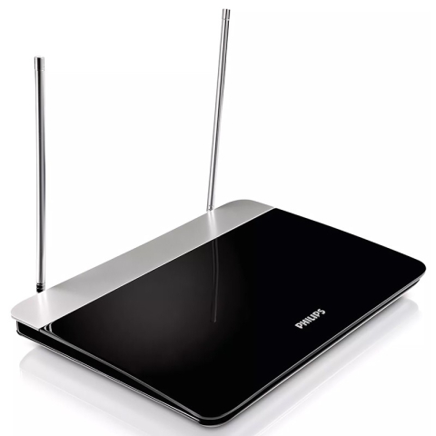 Antene TV - Antena TV PHILIPS 47dB DIGITALA 4K / ANALOGICA / radio FM SDV6227/12 – IoElectronice.ro