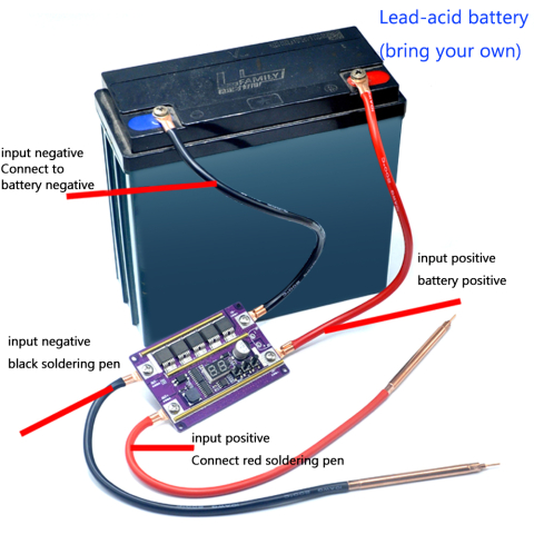 Aparat de sudură în puncte 12V 20-100Ah SUDURA3 KIT 3, brand OEM, pentru sudură eficientă. [2]