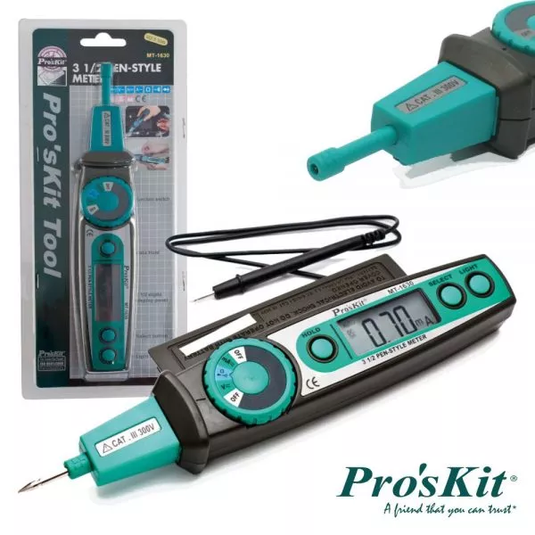 Tester de tensiune și continuitate Pro'sKit IDC 20 mA 200 mA, 24 luni garanție persoane fizice [1]
