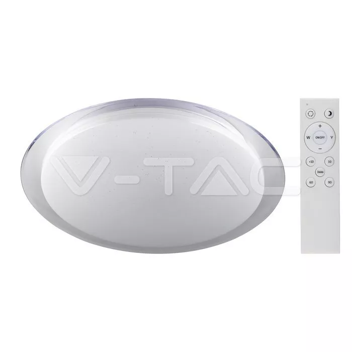 Corpuri iluminat - Aplica LED 40W 3IN1 dimabil cu telecomandă 2800lm IP20 V-TAC SKU-14741 – IoElectronice.ro