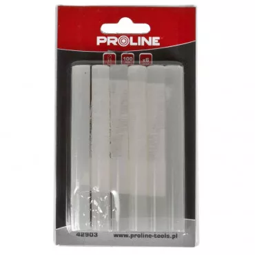 Batoane termoadezive - Baghete silicon 8x50mm 12buc set Proline pentru etanșare și fixare în construcții