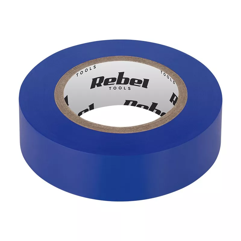 Banda izolatoare - Banda izolatoare albastră REBEL 0.13x19mm, 20m – Durabilă și rezistentă pentru proiecte electrice