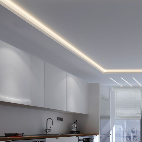 Banda LED COB 24V 10W/m 4000K 5m V-TAC SKU-212653 iluminare alb mediu [6]