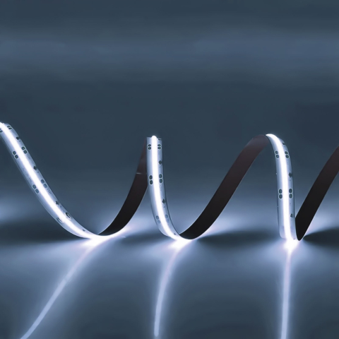 Banda LED - Banda LED COB alb rece 12V 11W/m 320 LED-uri/metru 5m/pachet PHENOM – IoElectronice.ro