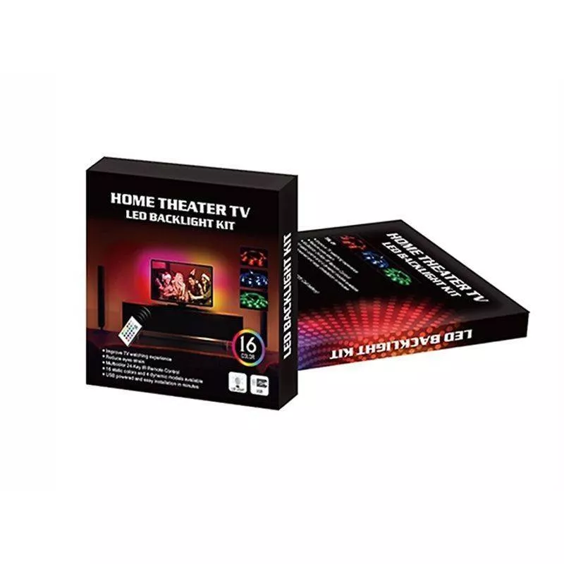 Banda LED - Banda LED RGB Backlight Ambiental Iluminare TV Cabletech – IoElectronice.ro