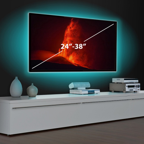 Banda LED - Banda LED SMART pentru iluminare ambientala TV 24"-38" SunShine – IoElectronice.ro
