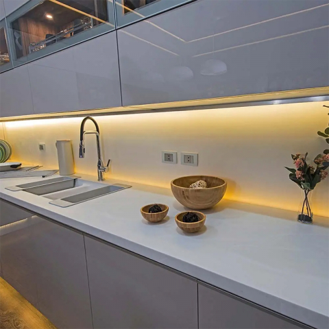 Banda LED SMD2835 12V, 800lm/m, Alb Neutru, IP20, 5M – Iluminare Modernă și Eficientă pentru Casa Ta [9]