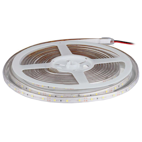 Banda LED - Banda LED SMD3528 12V 3.2W/m 60LED/m 420lm/m albastru IP65 5M V-tac SKU-212035 – IoElectronice.ro
