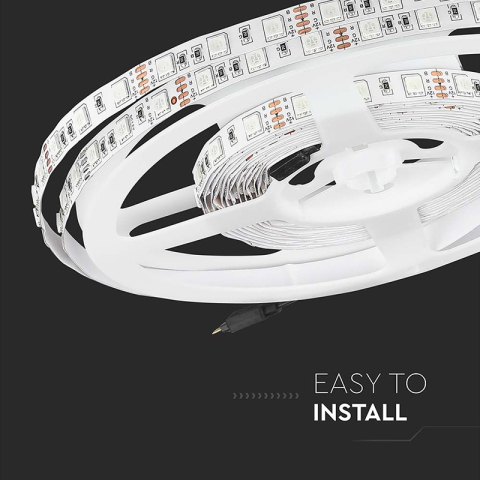 Banda LED SMD5050 60LED/m GALBEN IP20 5m V-tac SKU-212156 – IoElectronice.ro [6]