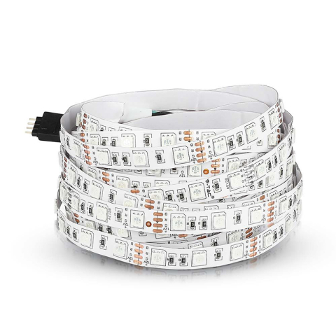 Banda LED SMD5050 60LED/m GALBEN IP20 5m V-tac SKU-212156 – IoElectronice.ro [1]