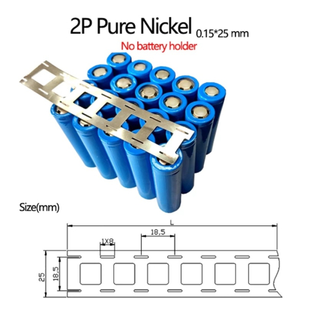 Banda nichelată 0.15x25 mm 1m OEM pentru acumulator 18650 [1]