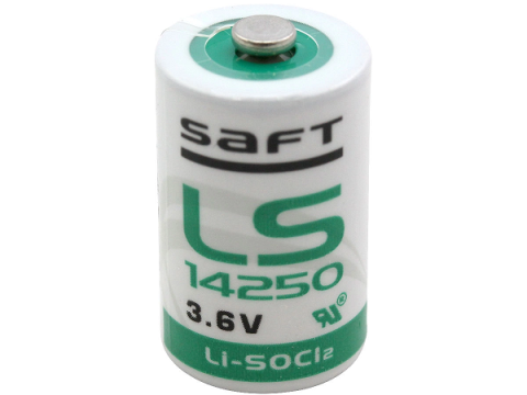Baterii - Baterie 1/2AA Lithium 3.6V 25.15x14.55mm SAFT LS14250 – IoElectronice.ro