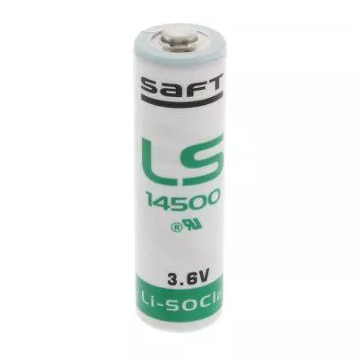 Baterii - Baterie 3.6V AA Li-SOCI2 Lithium SAFT LS14500 50.5x14.7mm – IoElectronice.ro
