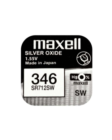 Electrice - Baterie ceas Maxell SR712SW V346 1.55V oxid de argint 1buc tip AG pentru ceasuri și dispozitive electronice