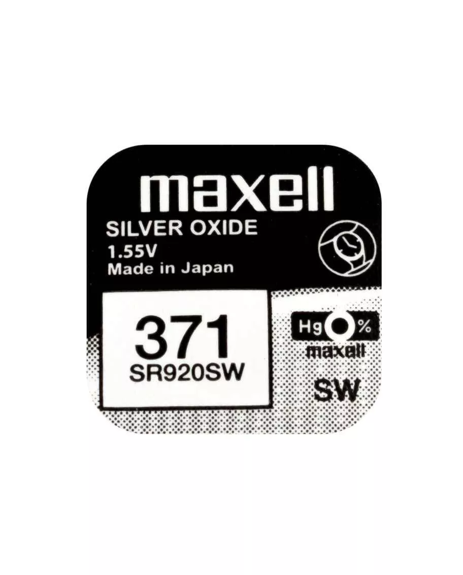 Baterii - Baterie ceas Maxell SR920SW V371 SR69 1.55V oxid de argint 1buc - IoElectronice.ro