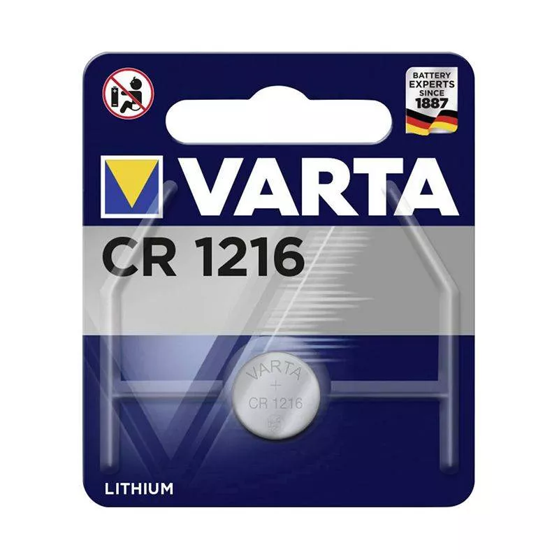 Electrice - Baterie CR1216 VARTA 3V Litiu blister 1buc - IoElectronice.ro