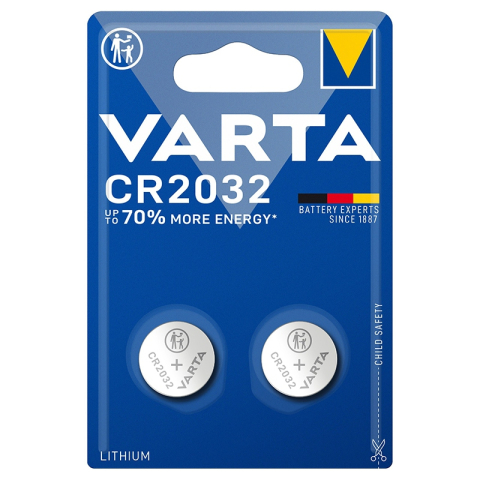 Baterii - Baterie CR2032 Varta 2buc – IoElectronice.ro