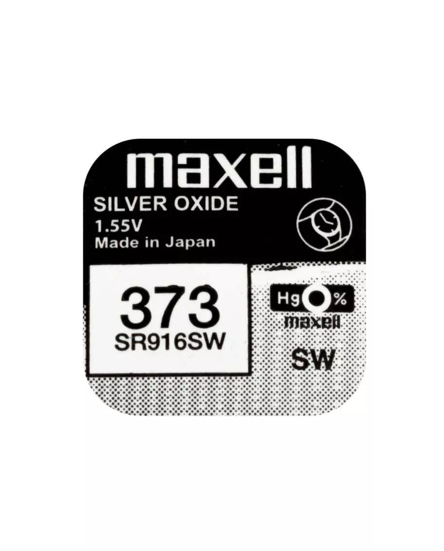 Baterii - Baterie ceas Maxell SR916SW V373 SR68 1.55V oxid de argint, tip AG, 1 bucată