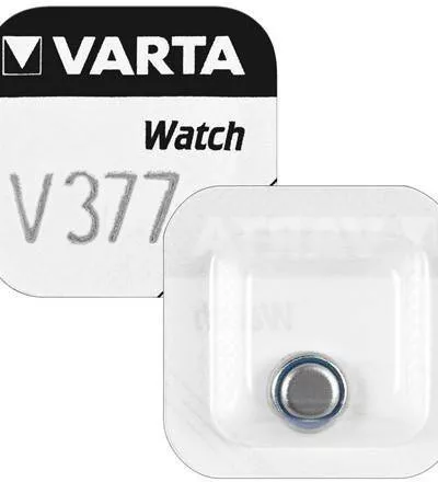Baterii - Baterie Varta V377 Silver Oxide AG4 pentru Ceasuri, G4, SR66, SR626SW – Performanță și Durabilitate