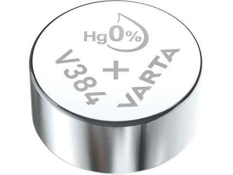 Baterii - Baterie V384 Varta Silver Oxide 1.55V AG3 SR41SW LR41 7.9x3.6mm – IoElectronice.ro