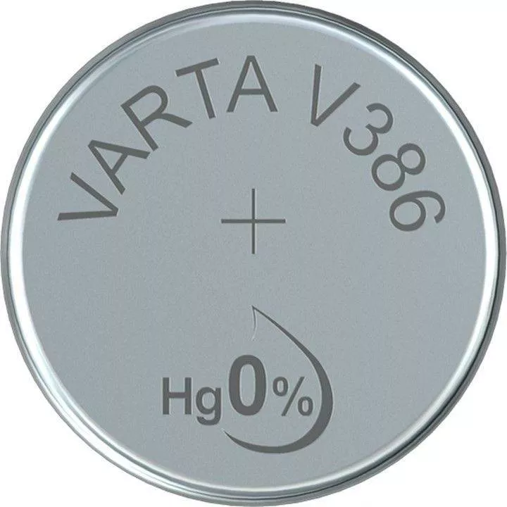 Baterii - Baterie Varta V386 1.55V 105mAh Silver Oxide pentru ceasuri – IoElectronice.ro